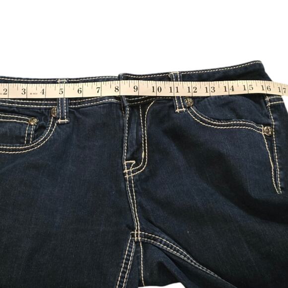 Miss‎ Me Easy Skinny Fluer-De-Lis Pockets Stretch Women's Size 28 x 32 - Picture 5 of 11